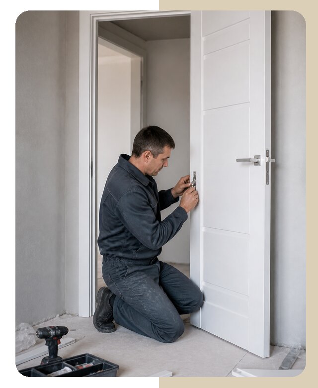 Установка пластиковой двери в Тынде по цене от 5652 р. | Дверной