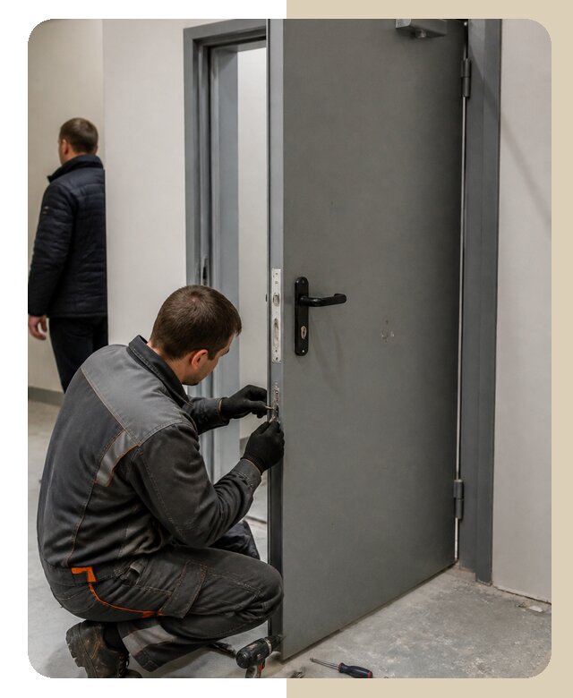 Ремонт противопожарной двери в Тынде по цене 6680 р. | Дверной